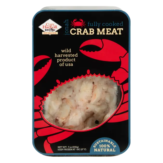 of Maine Wild Harvested Fully Cooked Crab Meat Frozen