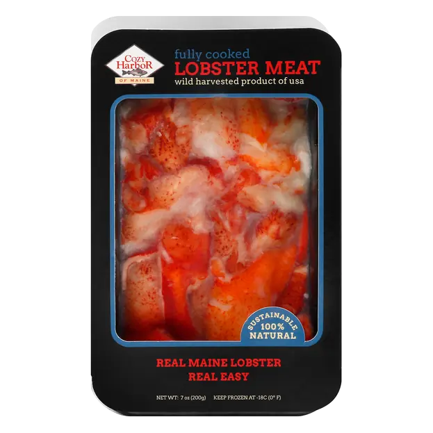 of Maine Wild Harvested Fully Cooked Lobster Meat Frozen