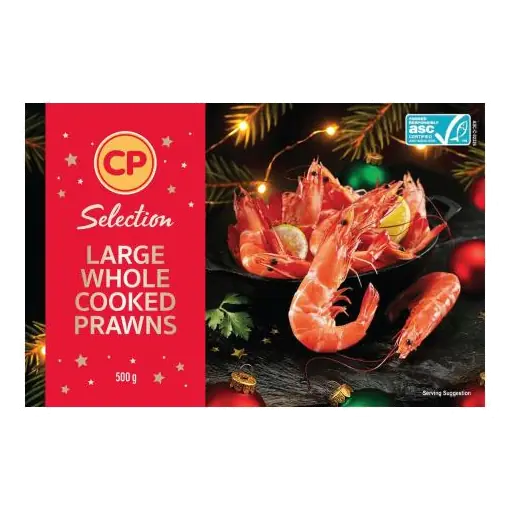 Premium Large Cooked Vannamei Prawns