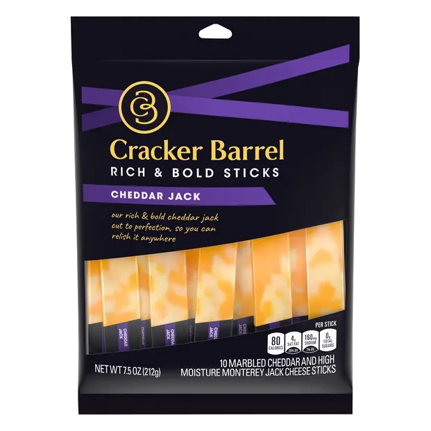 Cheddar Jack Cheese Sticks - 10 ct