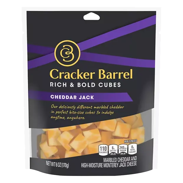 Cheese Cubes, Cheddar Jack, Rich & Bold