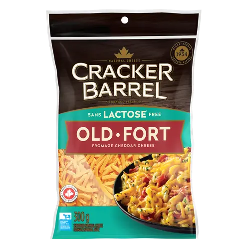 Lactose-Free Shredded Cheese Old Cheddar 300 g