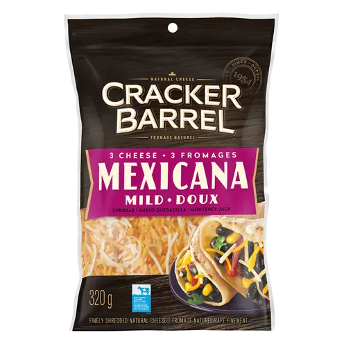 Shredded Cheese 3 Cheese Mexicana Mild 320 g
