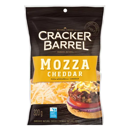 Shredded Cheese Mozza Cheddar 320 g