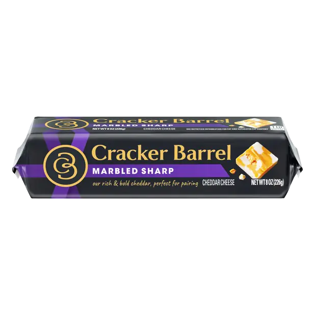 Marbled Sharp Cheddar Cheese Block