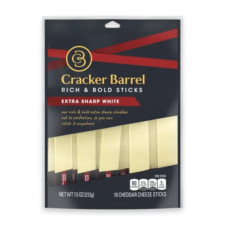 Rich & Bold Sticks Extra Sharp White Cheese Sticks