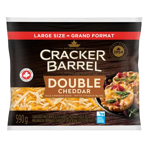 Shredded Cheese Double Cheddar 590 g
