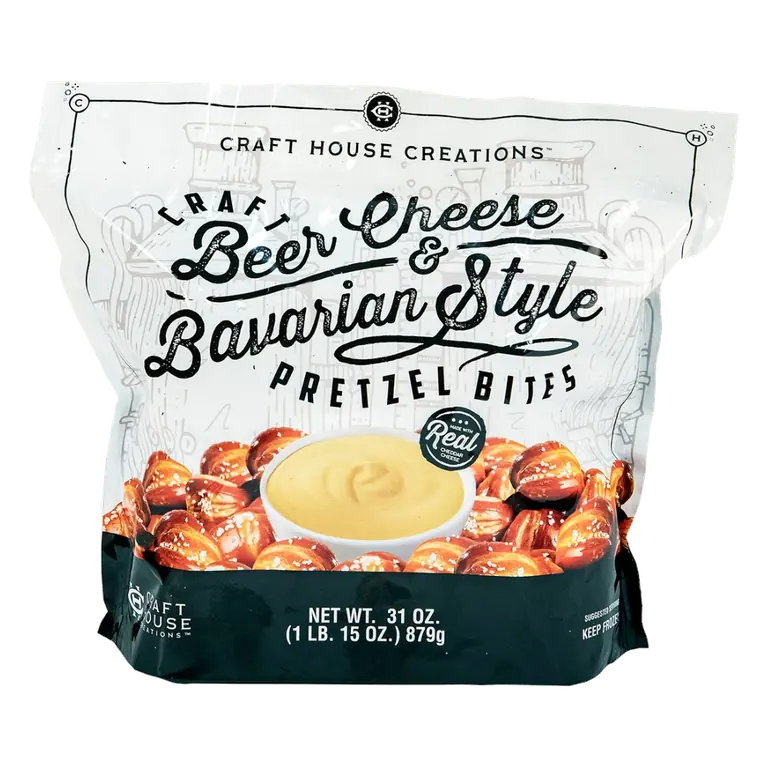 Craft Beer Cheese & Bavarian Style Pretzel Bites
