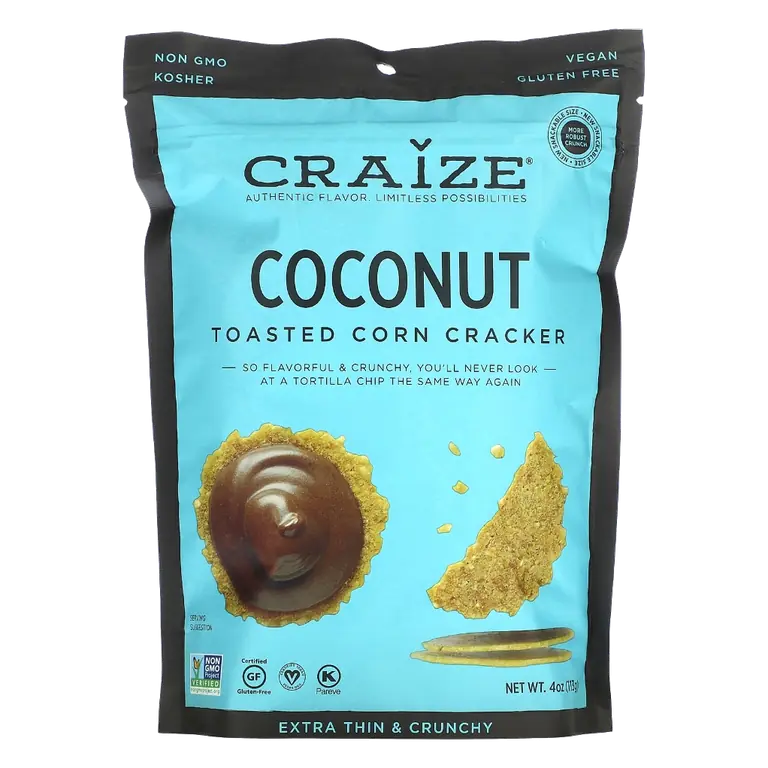 Coconut Toasted Corn Cracker
