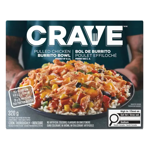 Frozen Burrito Bowl Pulled Chicken 320 g