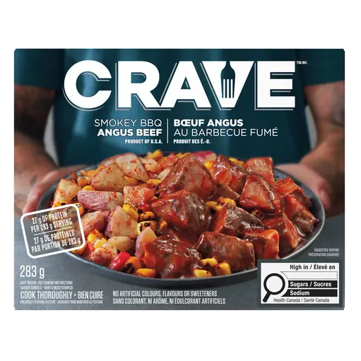 Frozen Dinner Smoky BBQ Angus Beef 283 g