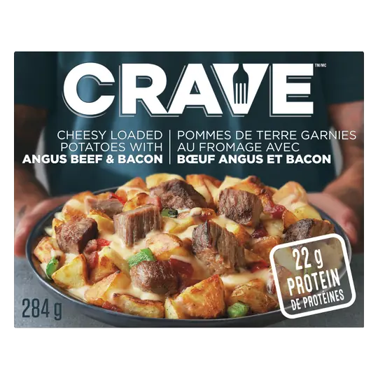 Frozen Meal Loaded Cheesy Potatoes With Bacon & Angus Beef 284 g