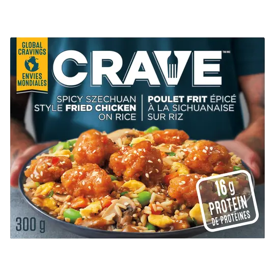 Frozen Spicy Szechuan Style Fried Chicken On Rice 300 g