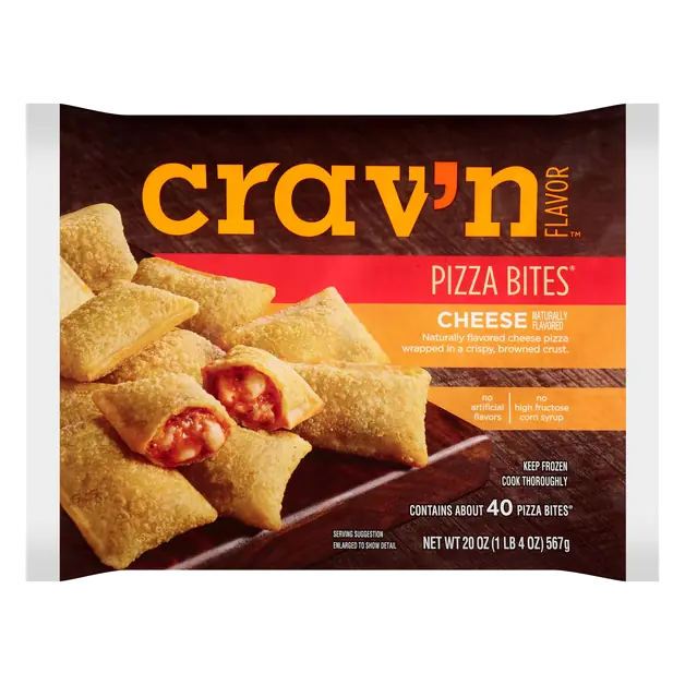 Crav'n Flavor Cheese Pizza Bites 40 Count