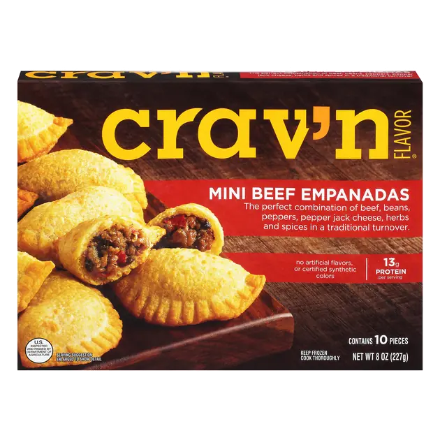Crav'n Flavor Mini Beef Empanadas 10 Count