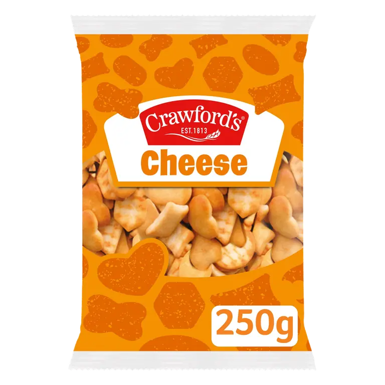 Crawford's Savouries Cheese Baked Snacks 250g
