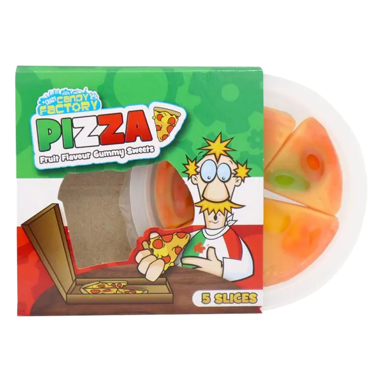 Pizza Slices Fruit Flavour Gummy Sweets 21g