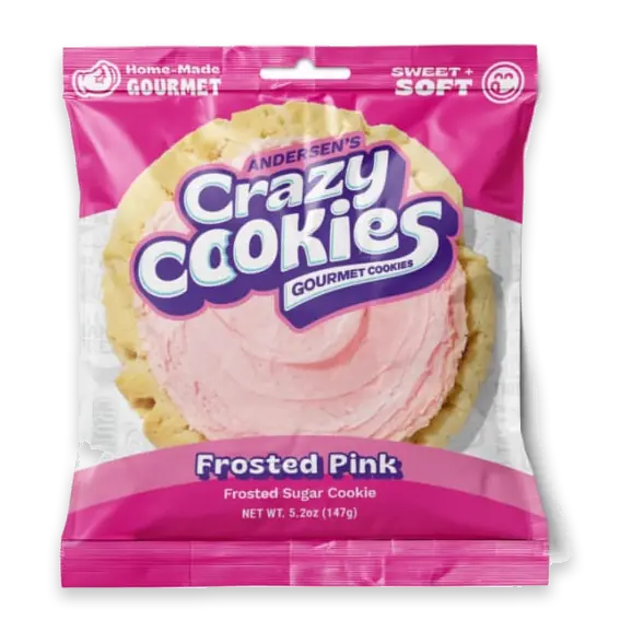 Frosted Pink Gourmet Cookie