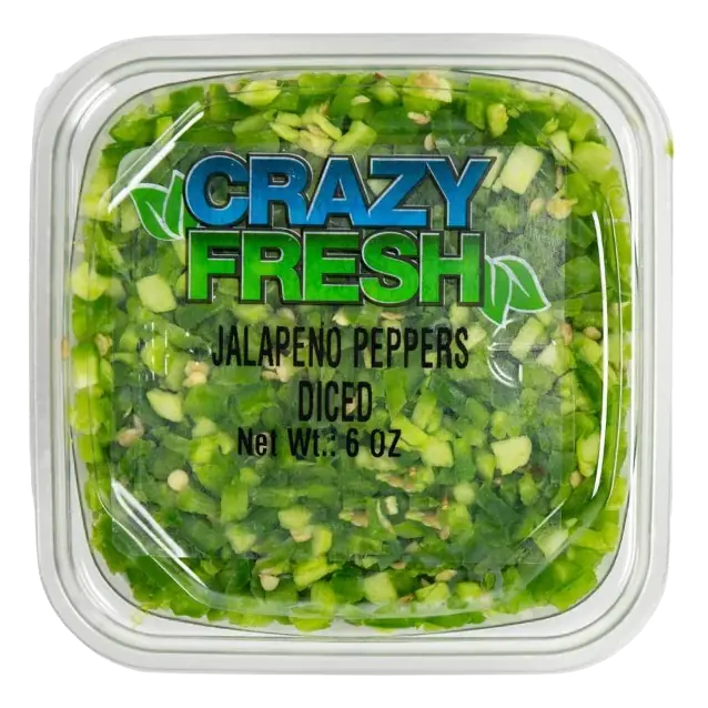 Crazy Fresh Diced Jalapeno Pepper, 6oz