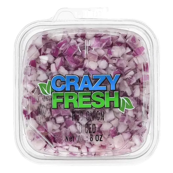 Crazy Fresh Diced Red Onion, 6oz