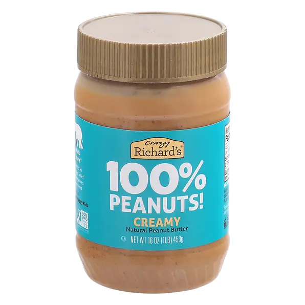 Natural 100% Creamy Peanut Butter