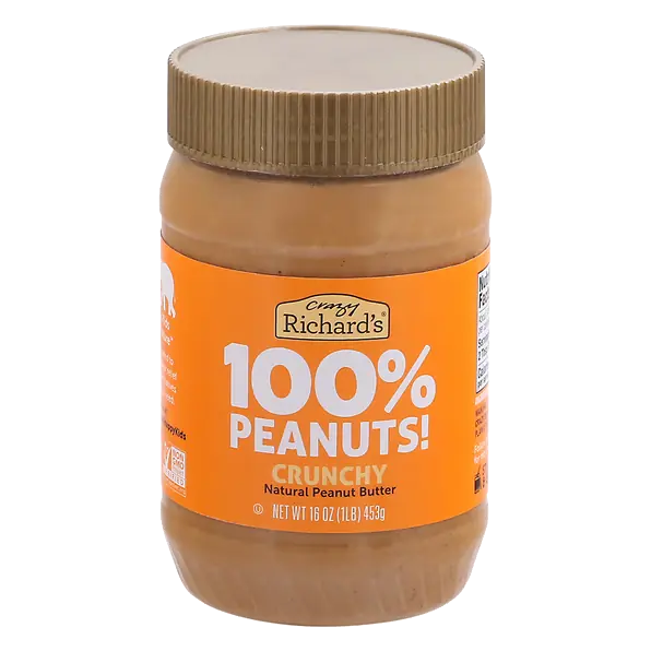 Natural 100% Crunchy Peanut Butter