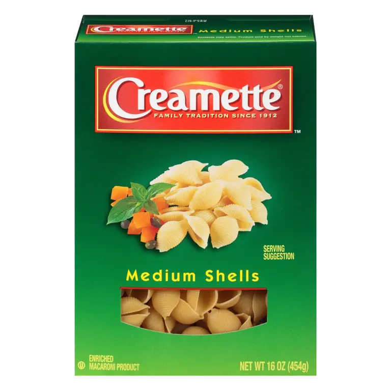 Enriched Macaroni Product, Medium Shells