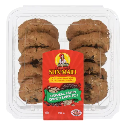 Sunmaid Cookies Oatmeal Raisin 390 g