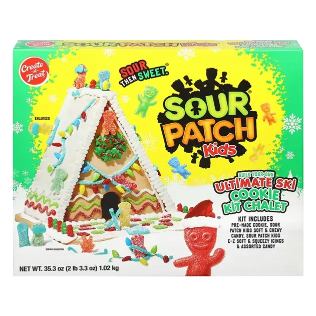 Sour Patch Kids Ultimate Ski Cookie Kit Chalet