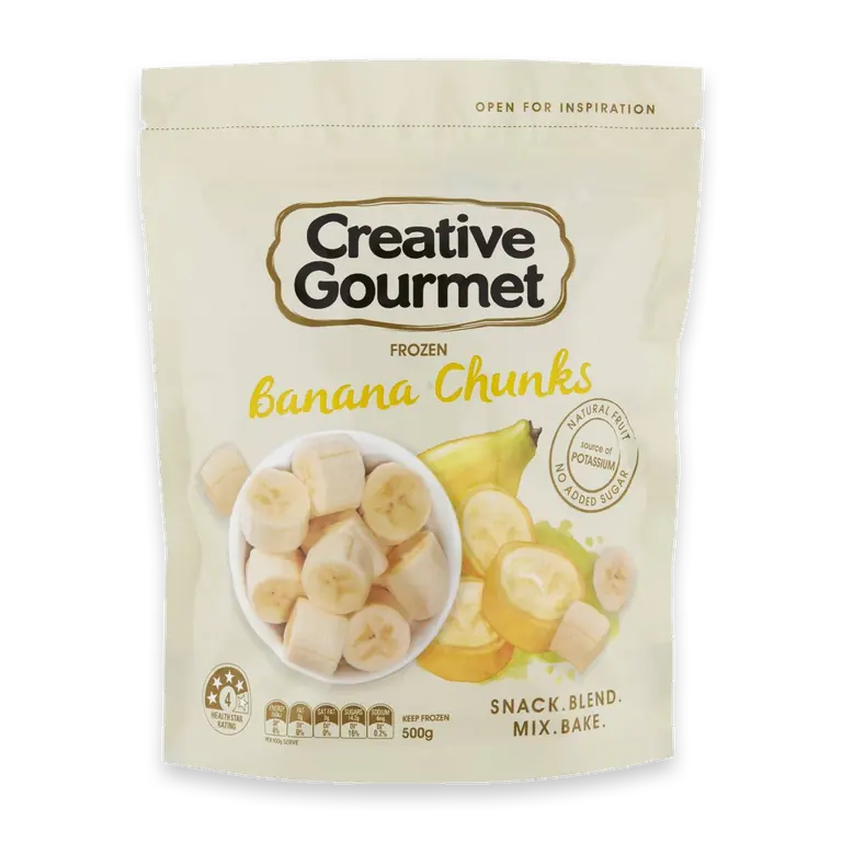 Frozen Banana Chunks