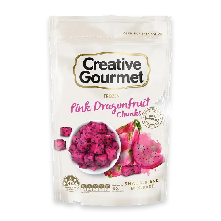 Frozen Dragon Fruit Chunks