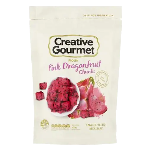 Frozen Pink Dragonfruit Chunks