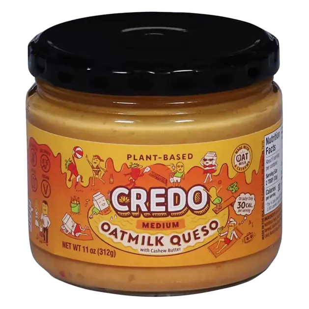 Queso, with Cashew Butter, Medium, Plant-Based