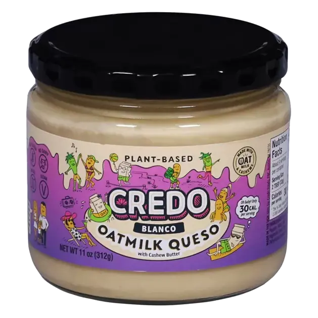 Queso, with Cashew Butter, Oatmilk, Blanco, Plant-Based