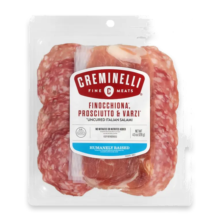 Uncured Italian Finocchiona Proscuitto & Varzi Salami Tray