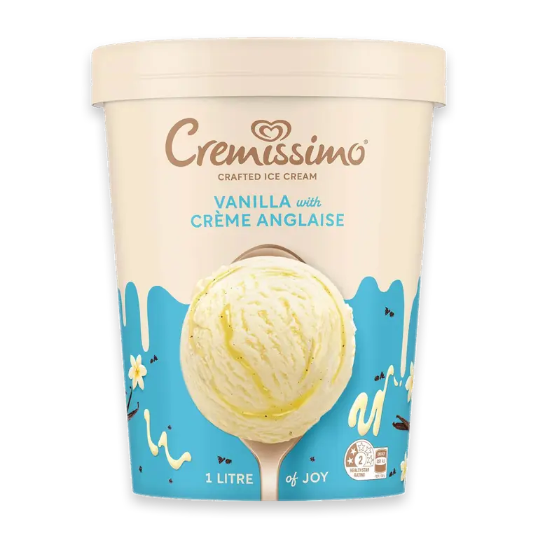 Crafted Ice Cream Vanilla With Creme Anglaise