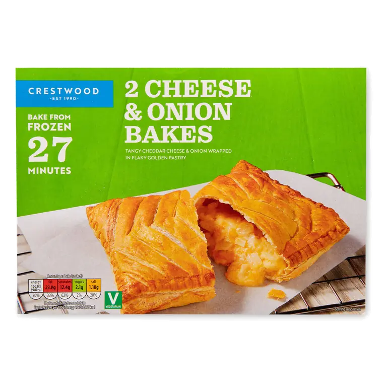 Cheese & Onion Bakes 2 Pack
