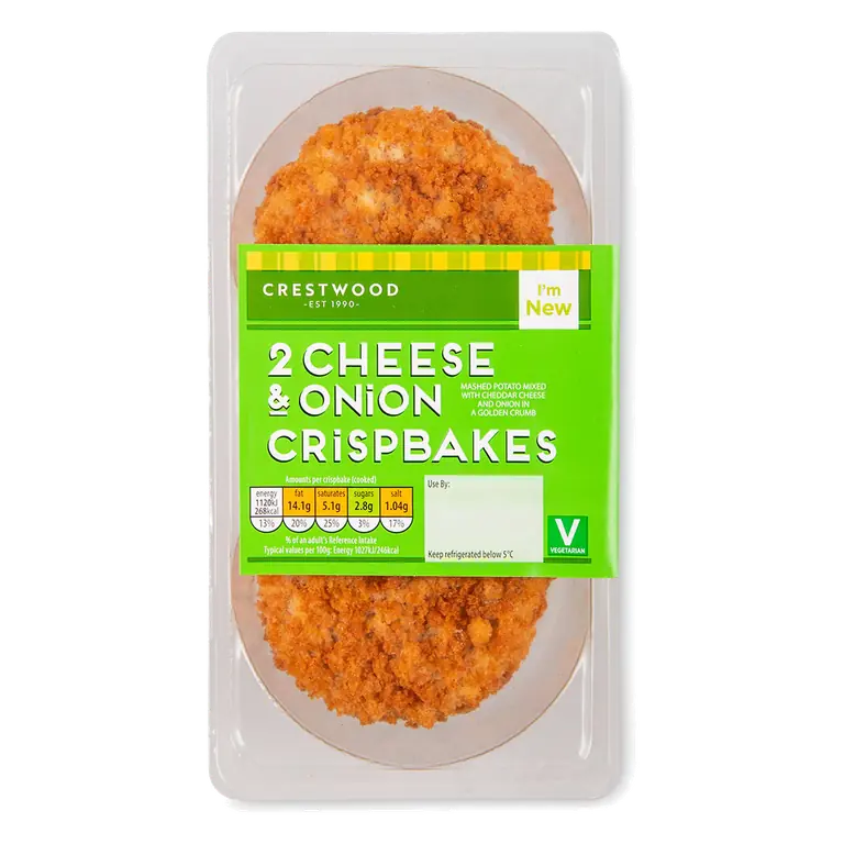 Cheese & Onion Crispbakes 2 Pack