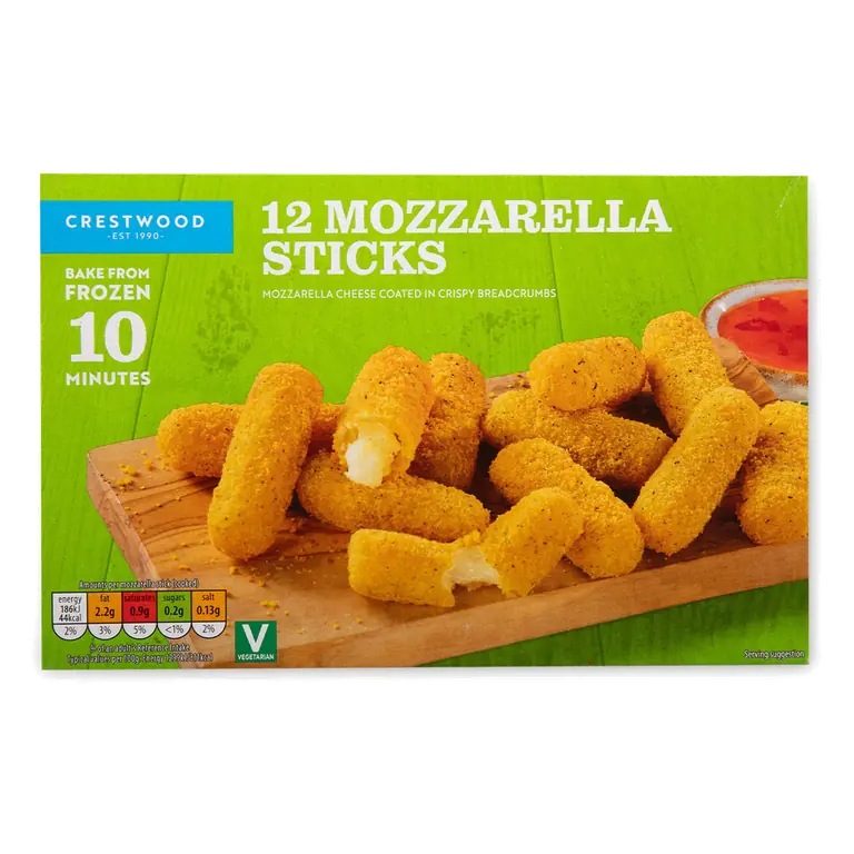 Mozzarella Sticks 12 Pack