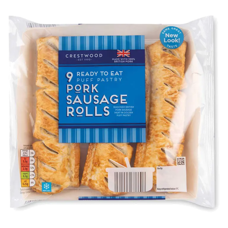 Pork Sausage Rolls 9 Pack