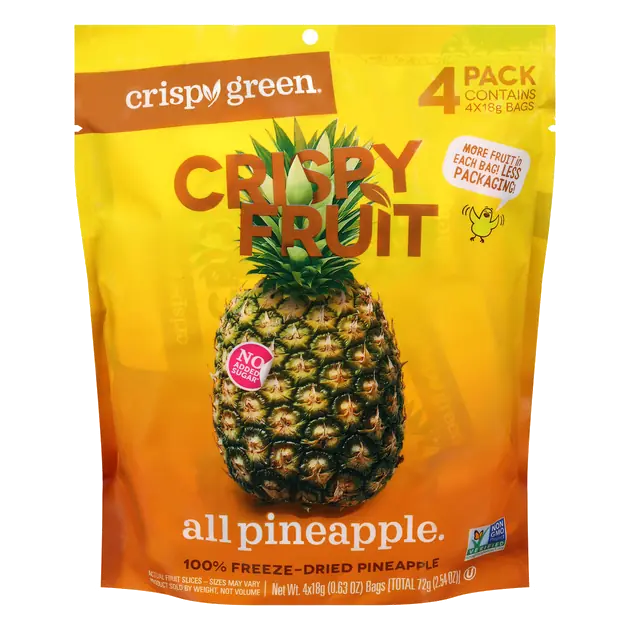 Crispy Fruit 100% Freeze-Dried Pineapple