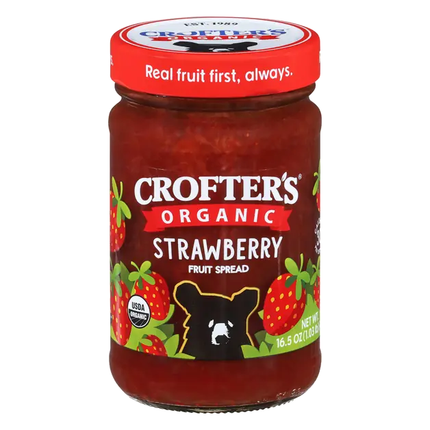 Premium Organic Strawberry Fruit Spread