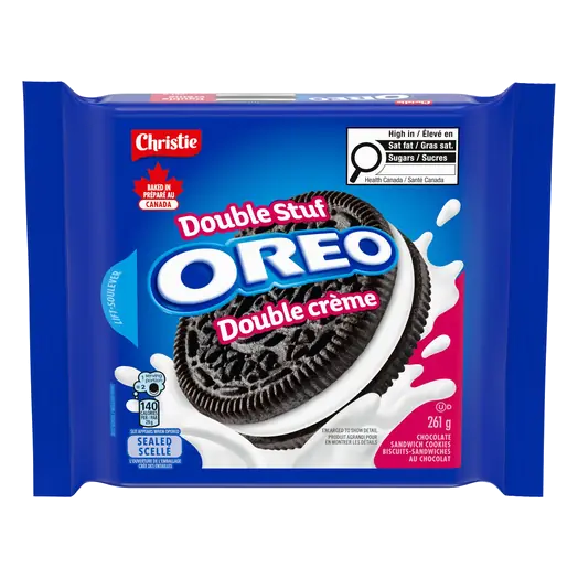 Oreo Sandwich Cookies Double Stuf Chocolate 261 g