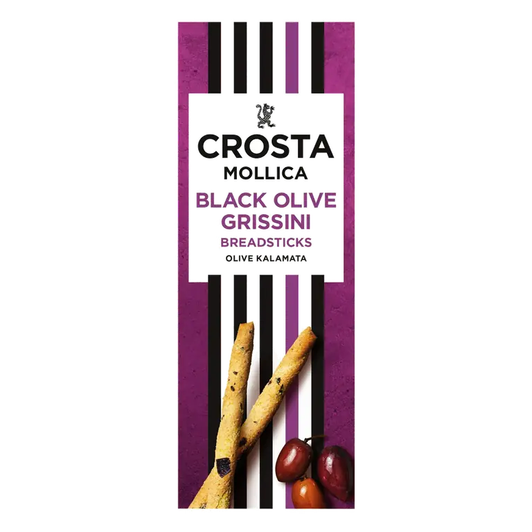 Black Olive Grissini Breadsticks 140g