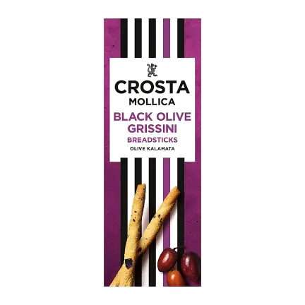 Crosta & Mollica Black Olive Grissini