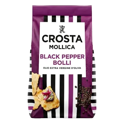 Crosta & Mollica Bolli Crackers Black Pepper