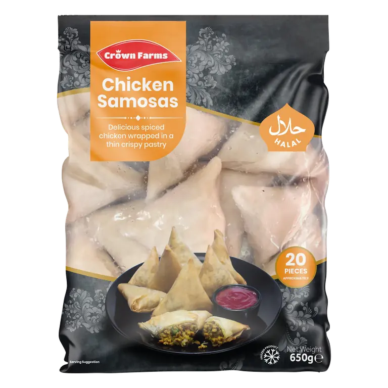 Crown Farms Chicken Samosas 650g