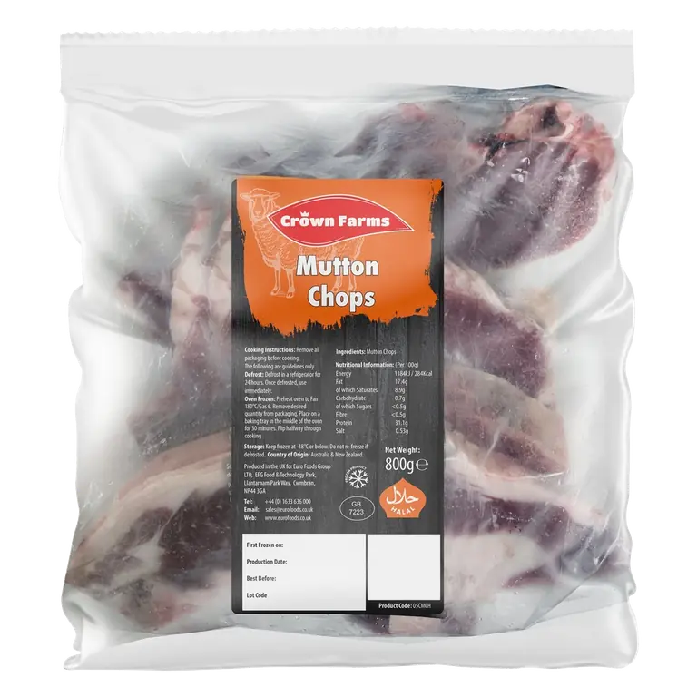 Mutton Chops 800g