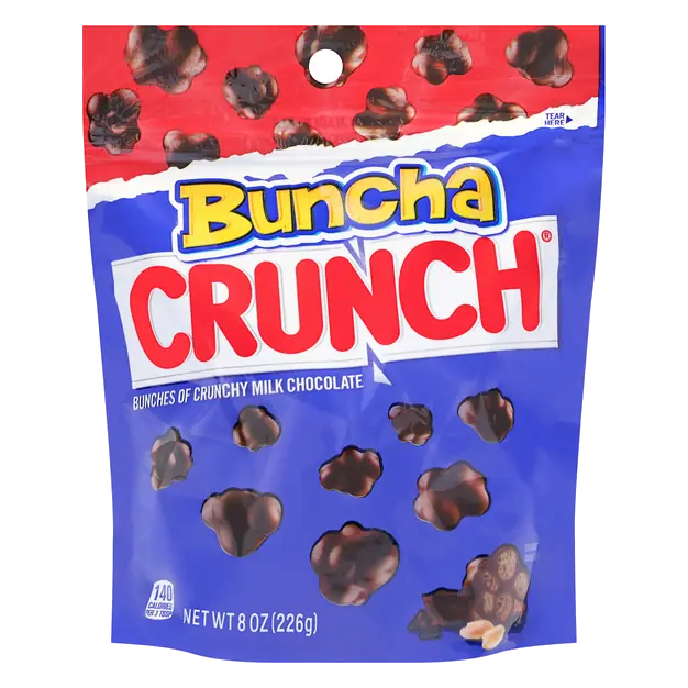 Buncha CRUNCH Milk Chocolate Candy with Crisped Rice