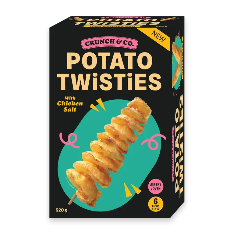 Potato Twisties With Chicken Salt
